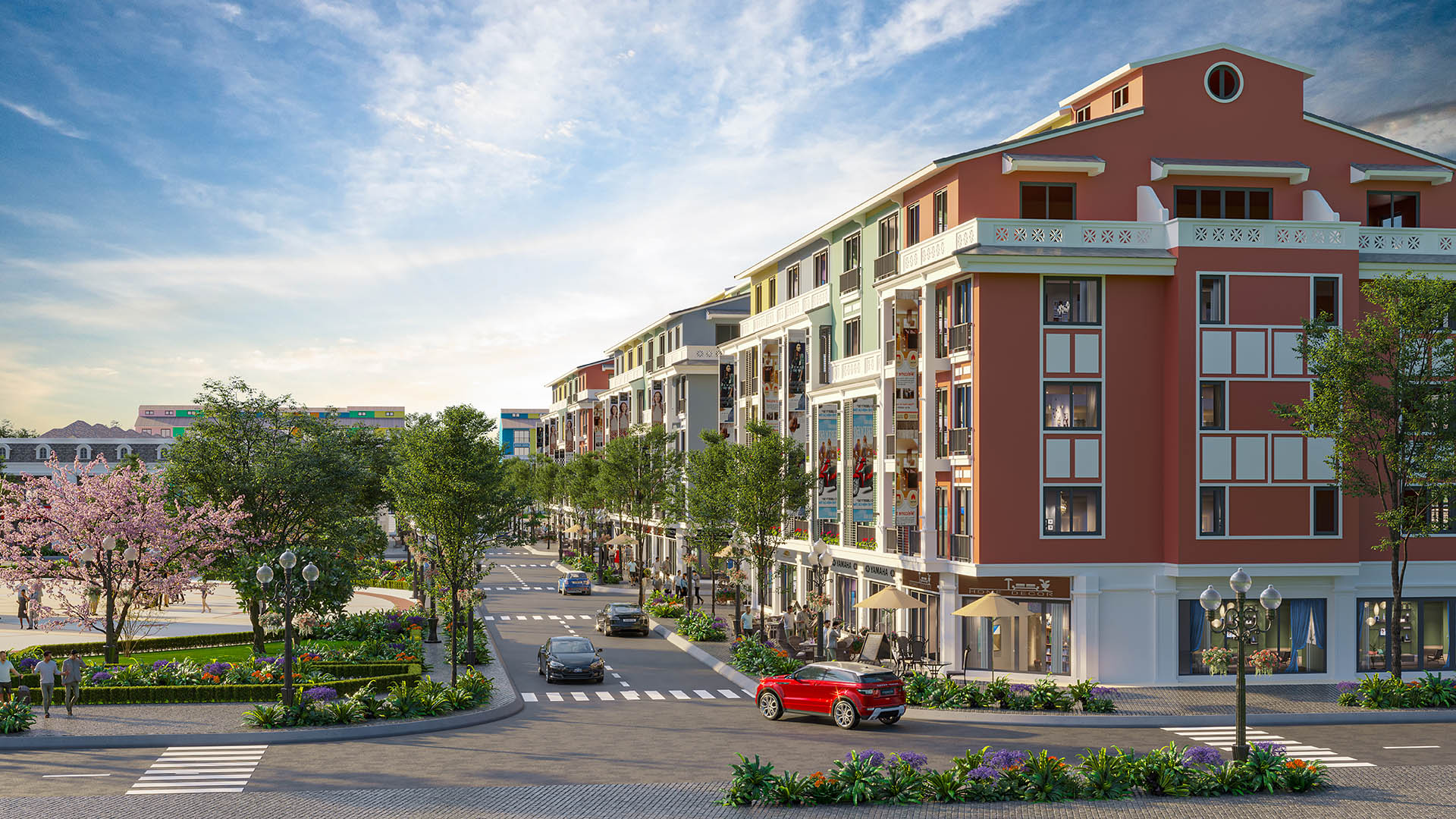 Liền kề mặt đường 25m Liền kề mặt đường 25m